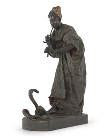 Arthur Strasser (1854-1927), Snake Charmer