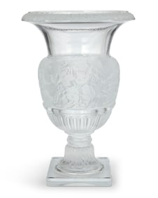 A Lalique glass 'Versailles' vase