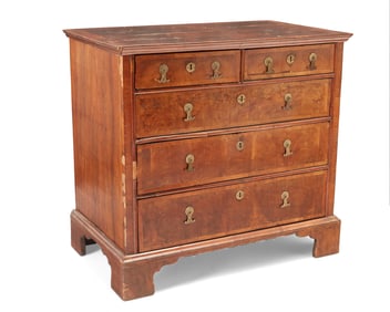 A George I walnut chest