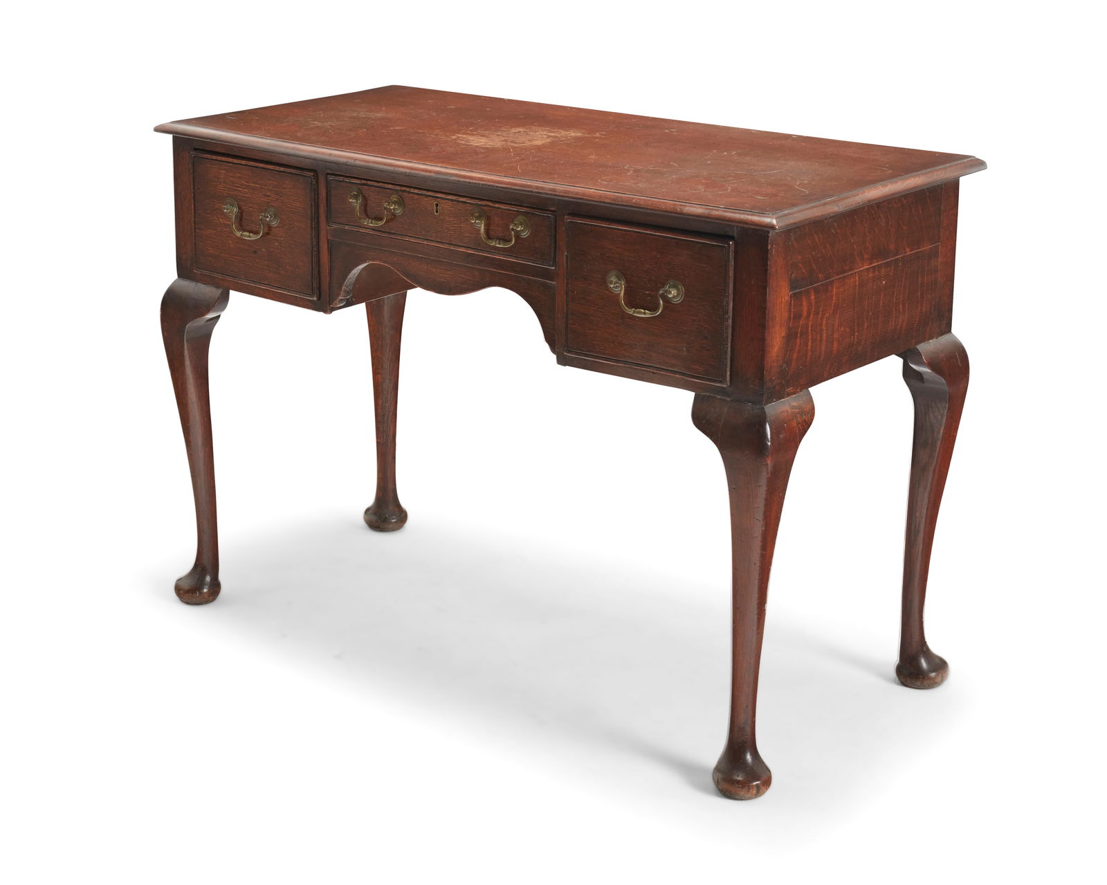A George II Provincial style oak writing desk (1 of 6)