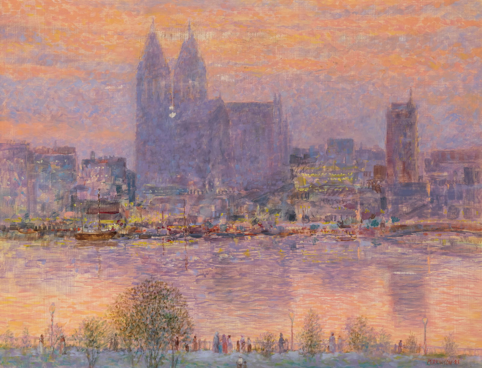 Tom Perkinson (1940-2017), "Impression Sunset," 1983 (1 of 6)