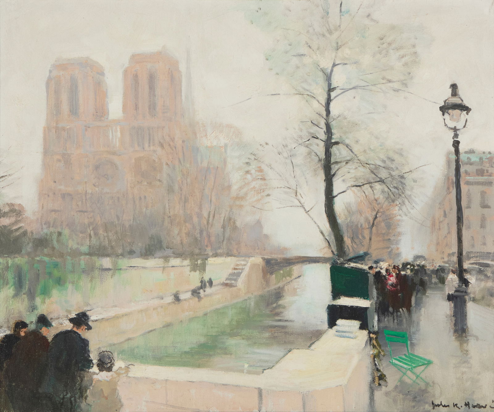 Jules Rene Herve (1887-1981), View of Notre Dame (1 of 5)