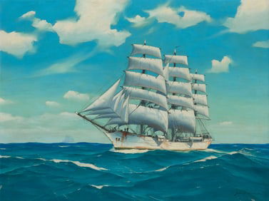Hunter Wood (1908-1948), "Ship 'Tusitala' "