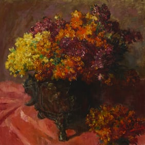 Antoine Vollon (1833-1900), "Floral Impression"