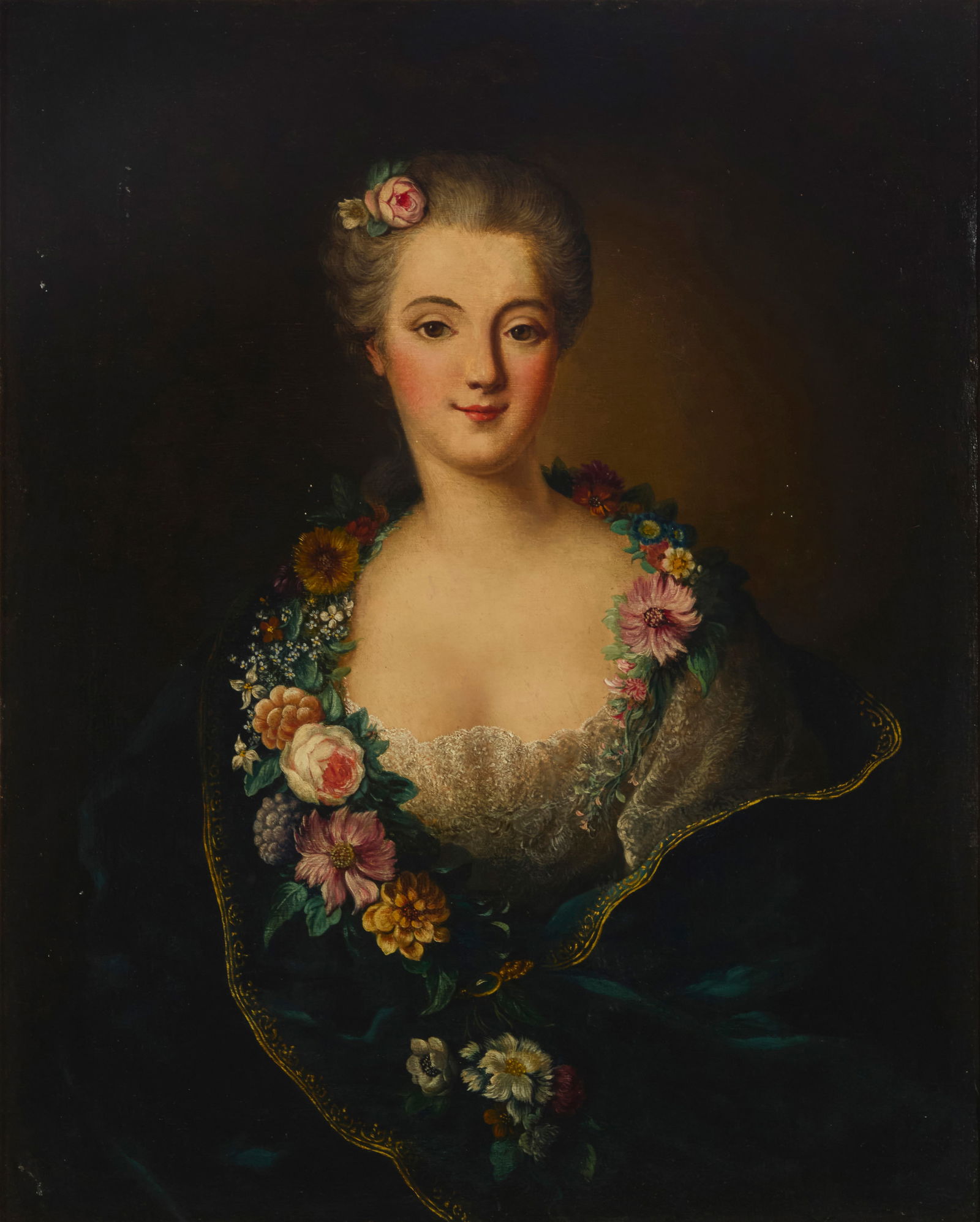 In the manner of Antoine Vestier (1740-1824), Portrait of the Marquise de Mezieres (1 of 7)