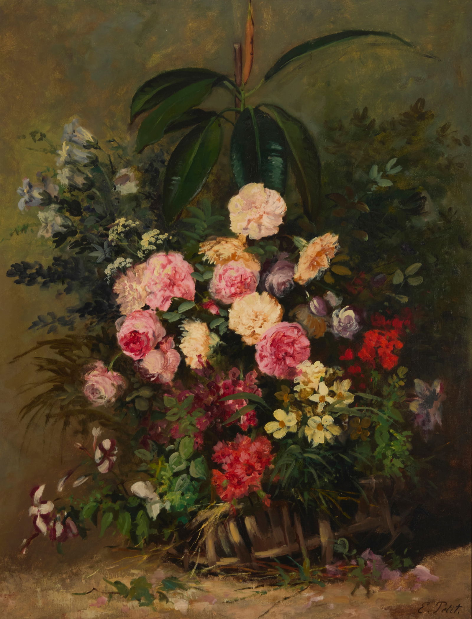 Eugene Petit (1839-1933), Still life with flowers (1 of 6)