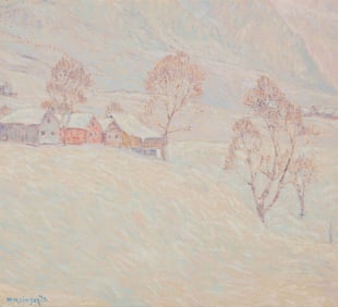 William Henry Singer Jr (1868-1943), "Valley Farm in Winter"