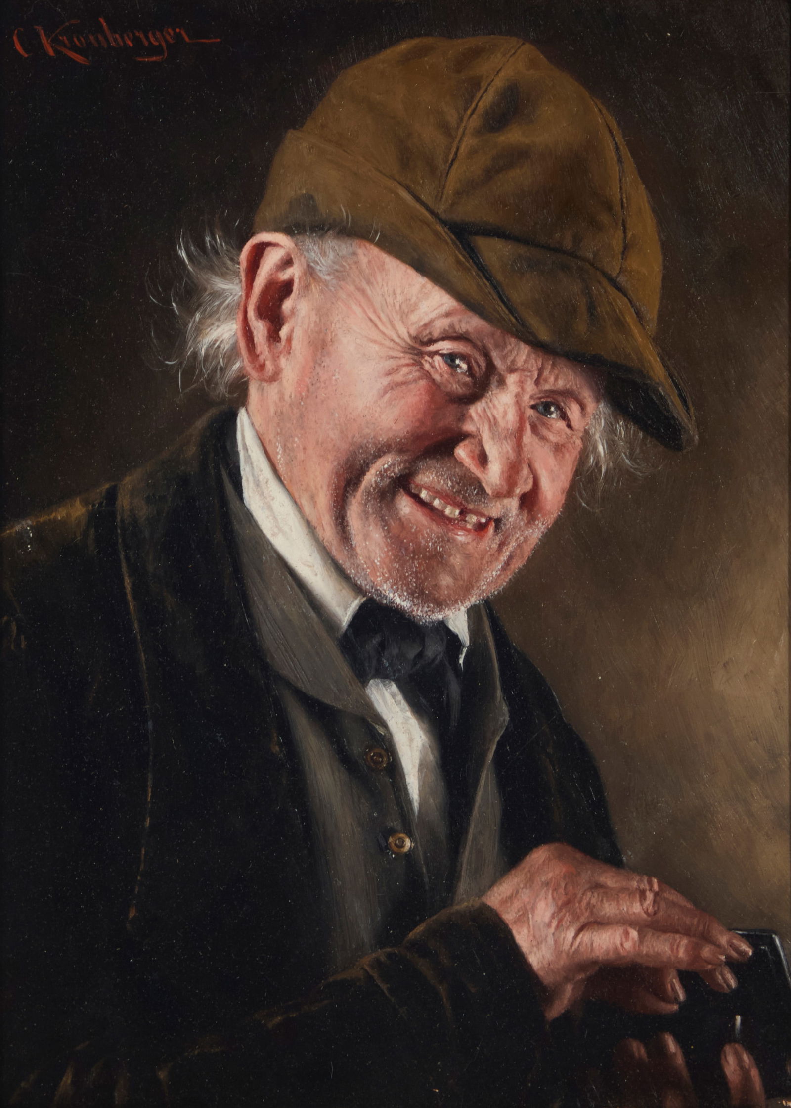 Carl Kronberger (1841-1921), "Loading the Pipe" (1 of 7)