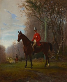 Charles Gustave Parquet (1826-1908), "Compiegne - Fontainebleau," 1865-66