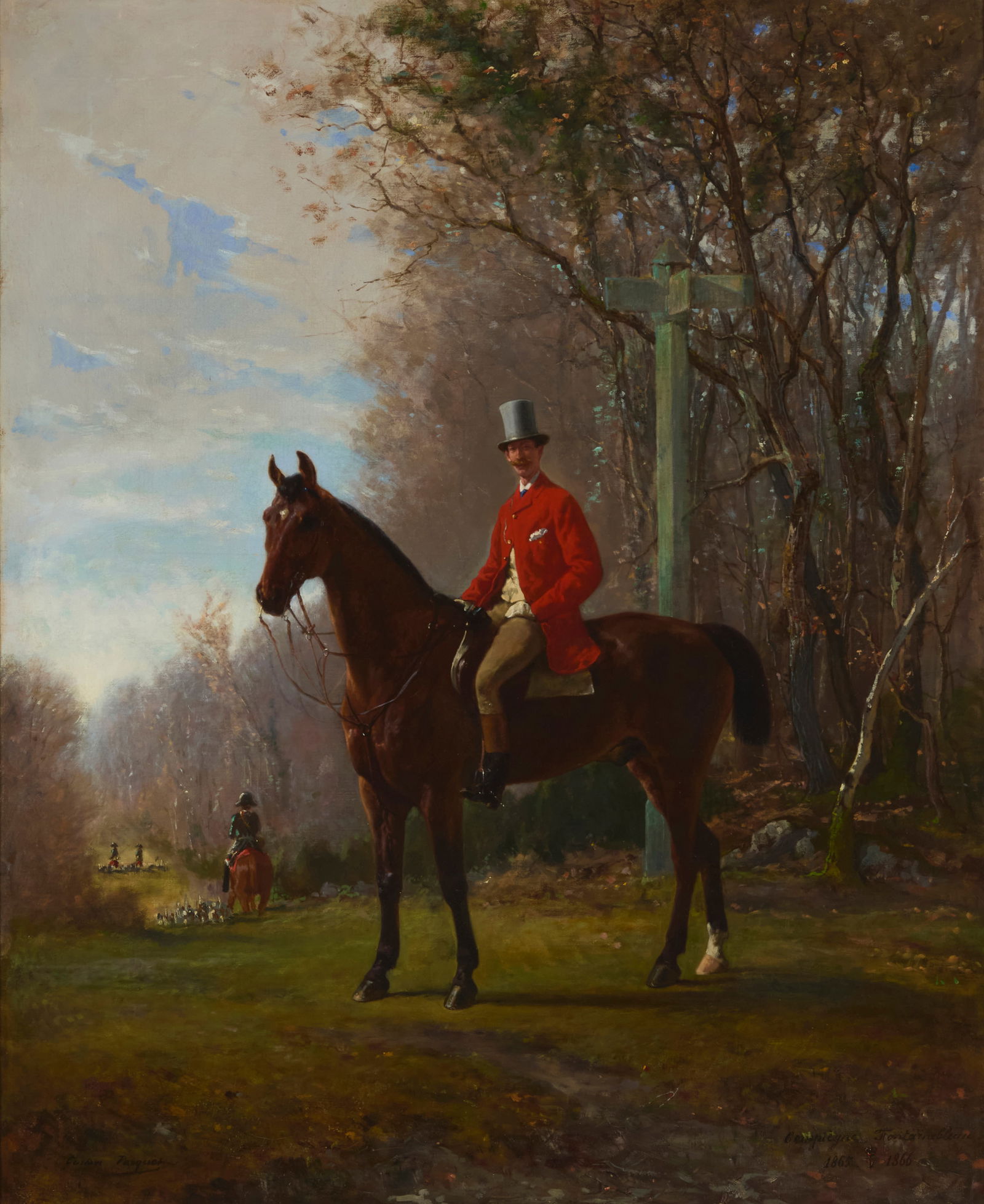 Charles Gustave Parquet (1826-1908), "Compiegne - Fontainebleau," 1865-66 (1 of 7)