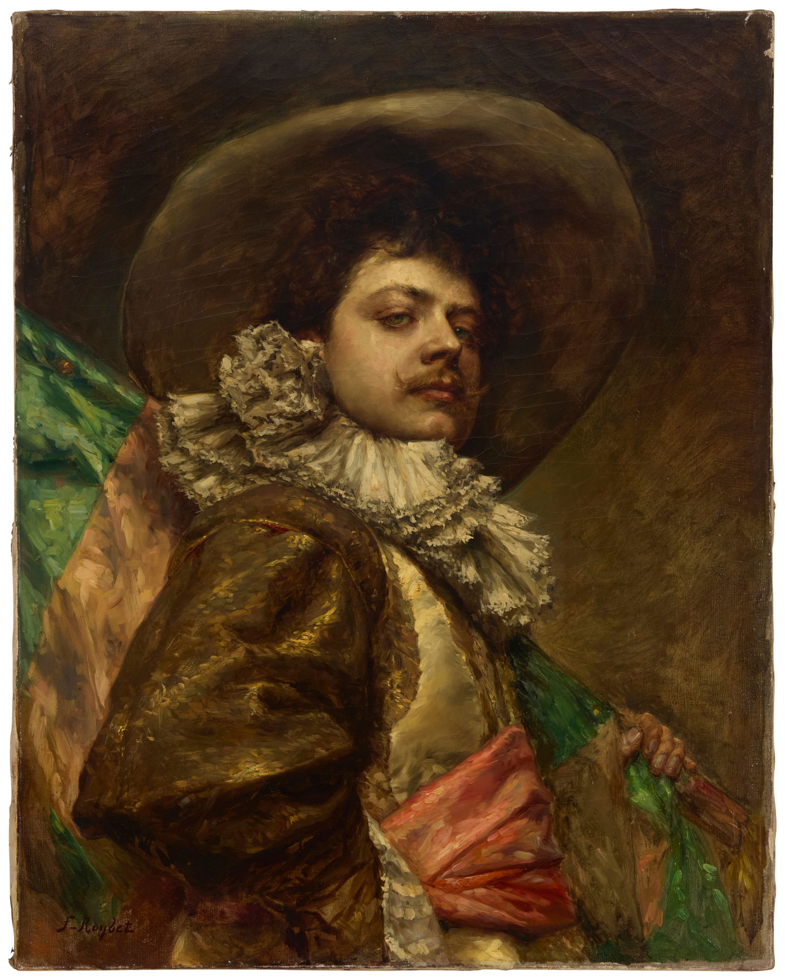Ferdinand Victor Leon Roybet (1840-1920), "A Musketeer" (1 of 4)