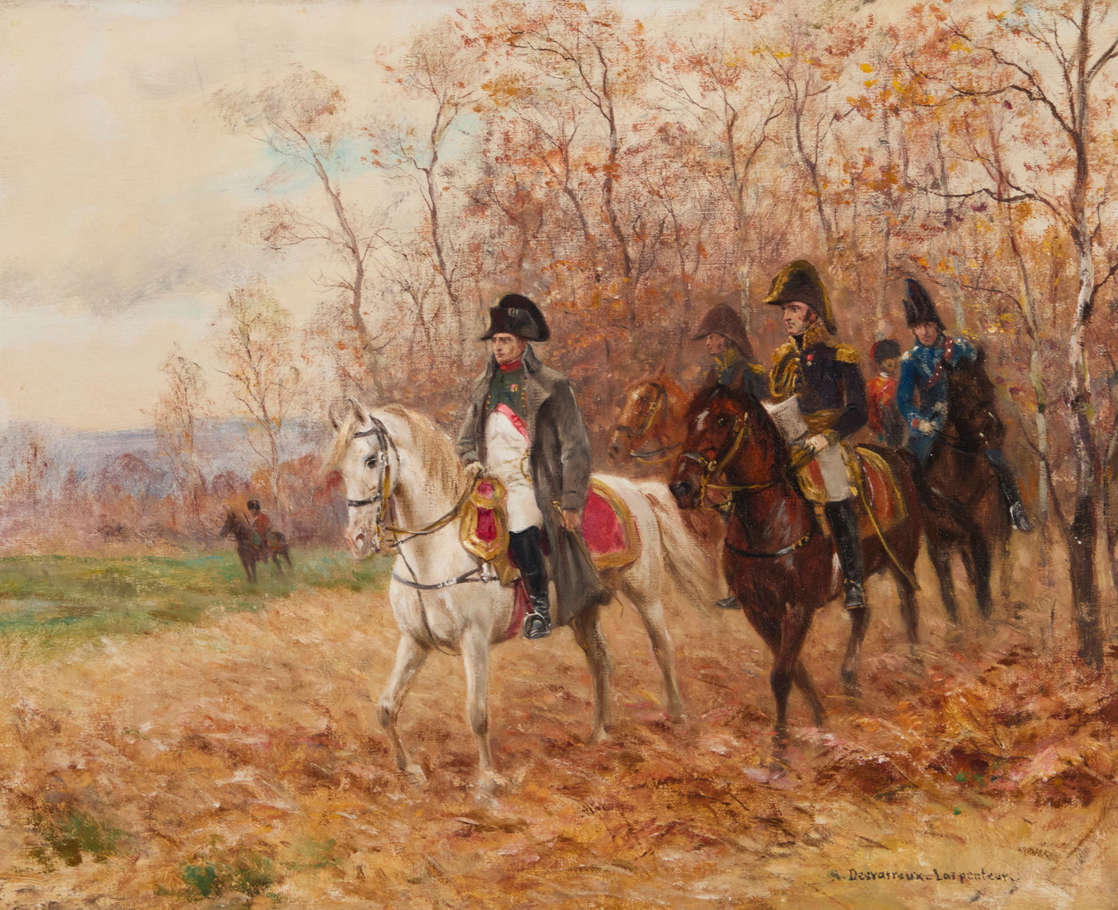 James Desvarreux-Larpenteur (1847-1937), Napoleon on horseback (1 of 5)