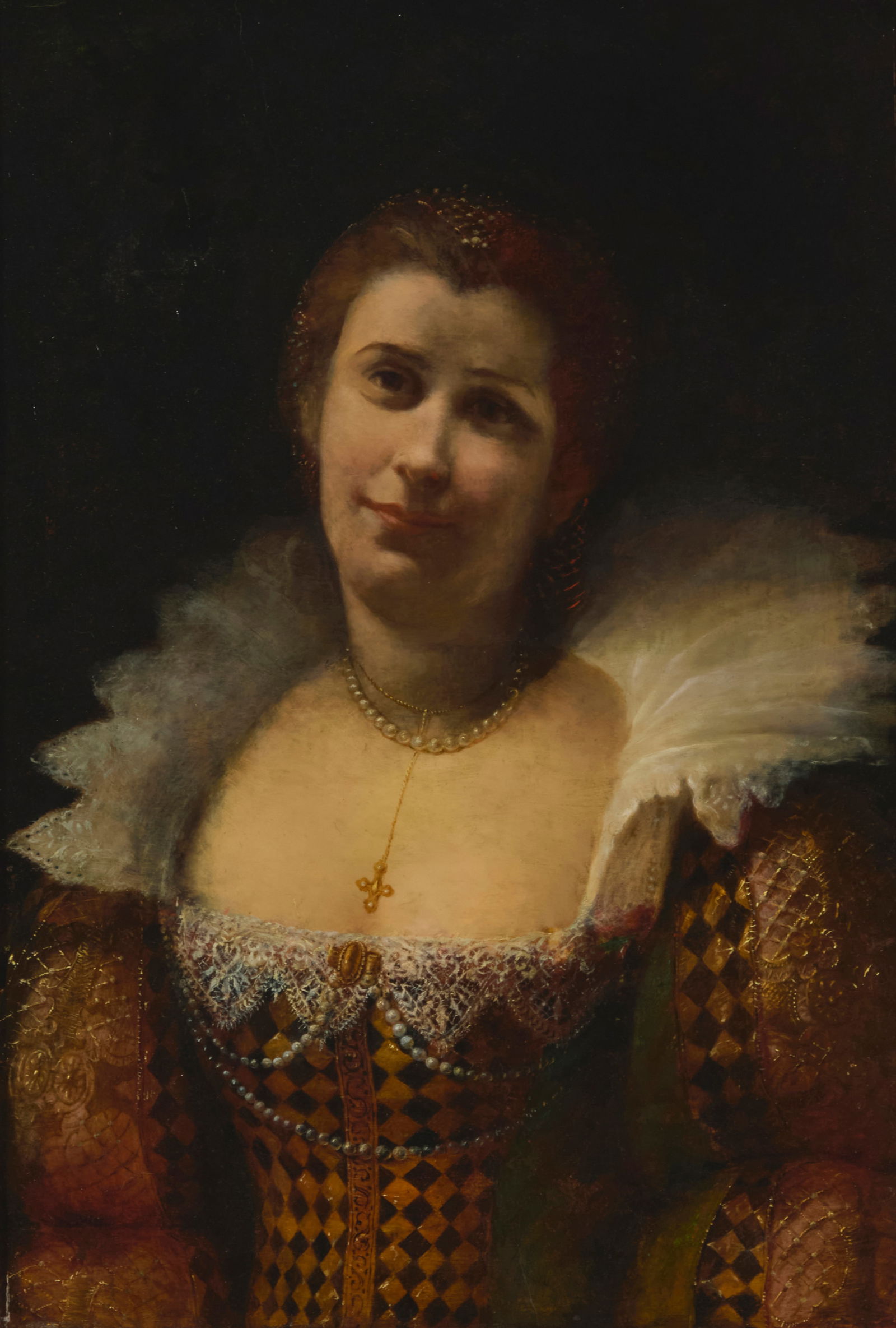 18th/19th Century Continental School: 18th/19th Century Continental SchoolPortrait of a ladyOil on cradled panelAppears unsigned28.75" H x 20" WProvenance:Private Estate, California