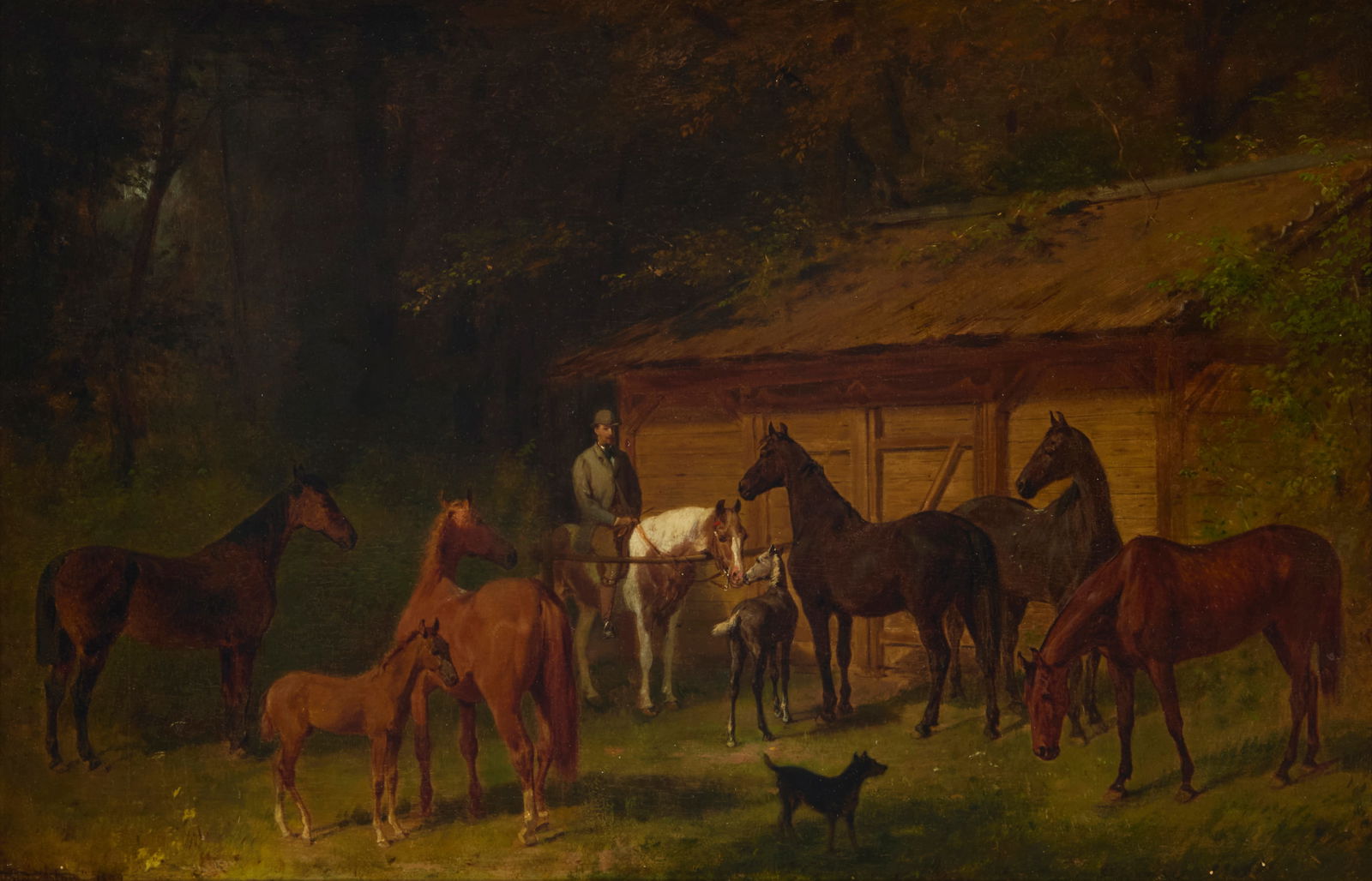 Emil Adam (1843-1924), "The Rendezvous" (1 of 8)