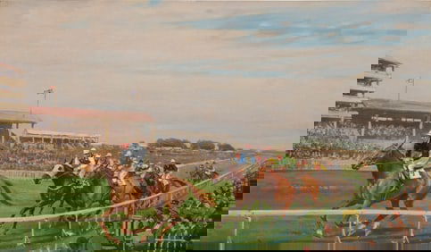 John Sanderson-Wells (1872-1955), "Hyperion Derby Winner 1933"