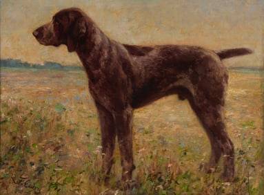 Robert Franz Curry (1872-1955), "German Shorthaired Pointer"