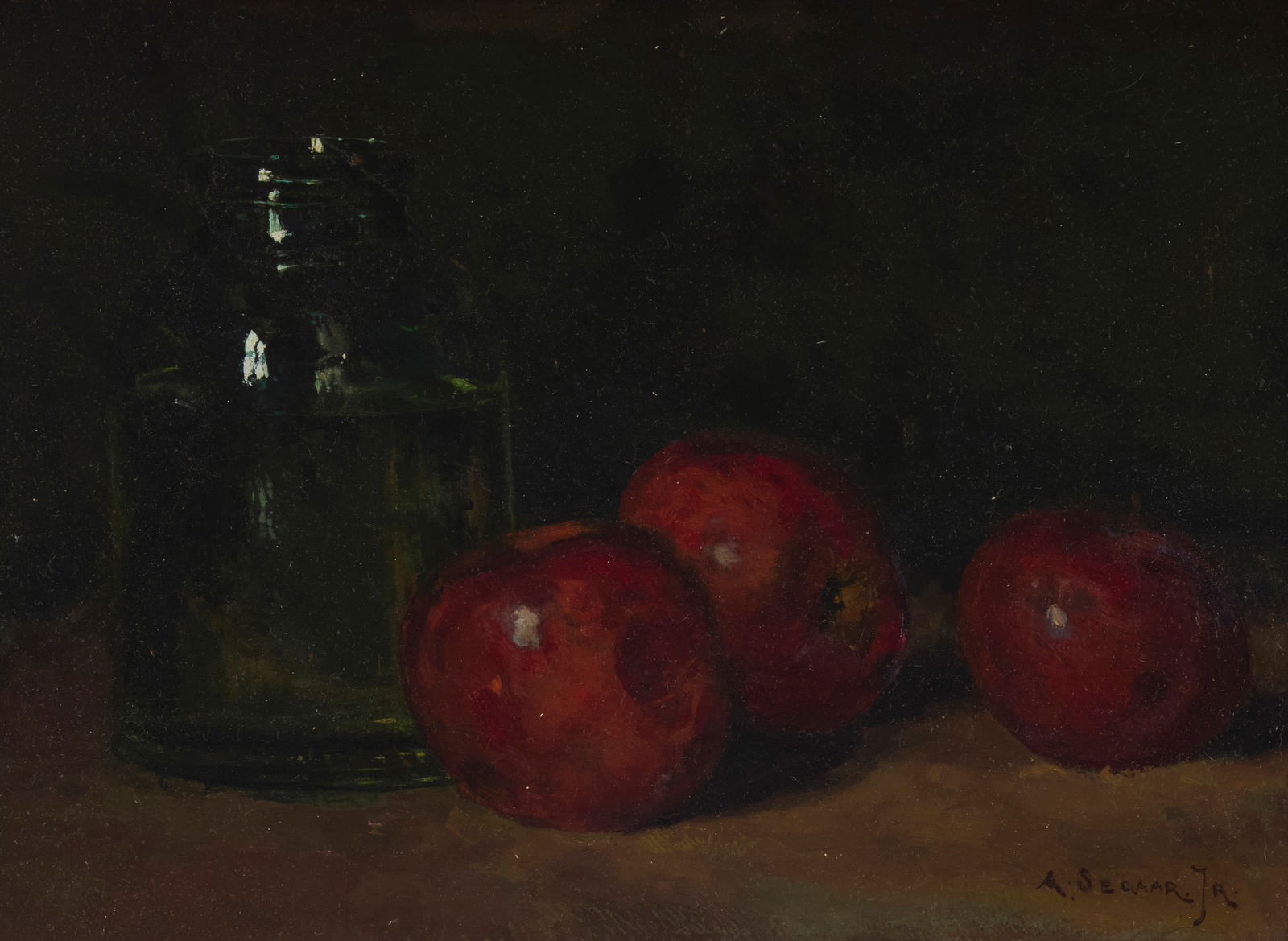Abraham "Bram" Segaar, Jr. (1888-1962), Still life with a jug and red apples (1 of 5)