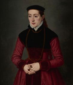 Nicolas Neufchatel (1527-1590), Portrait of a noblewoman, 1567