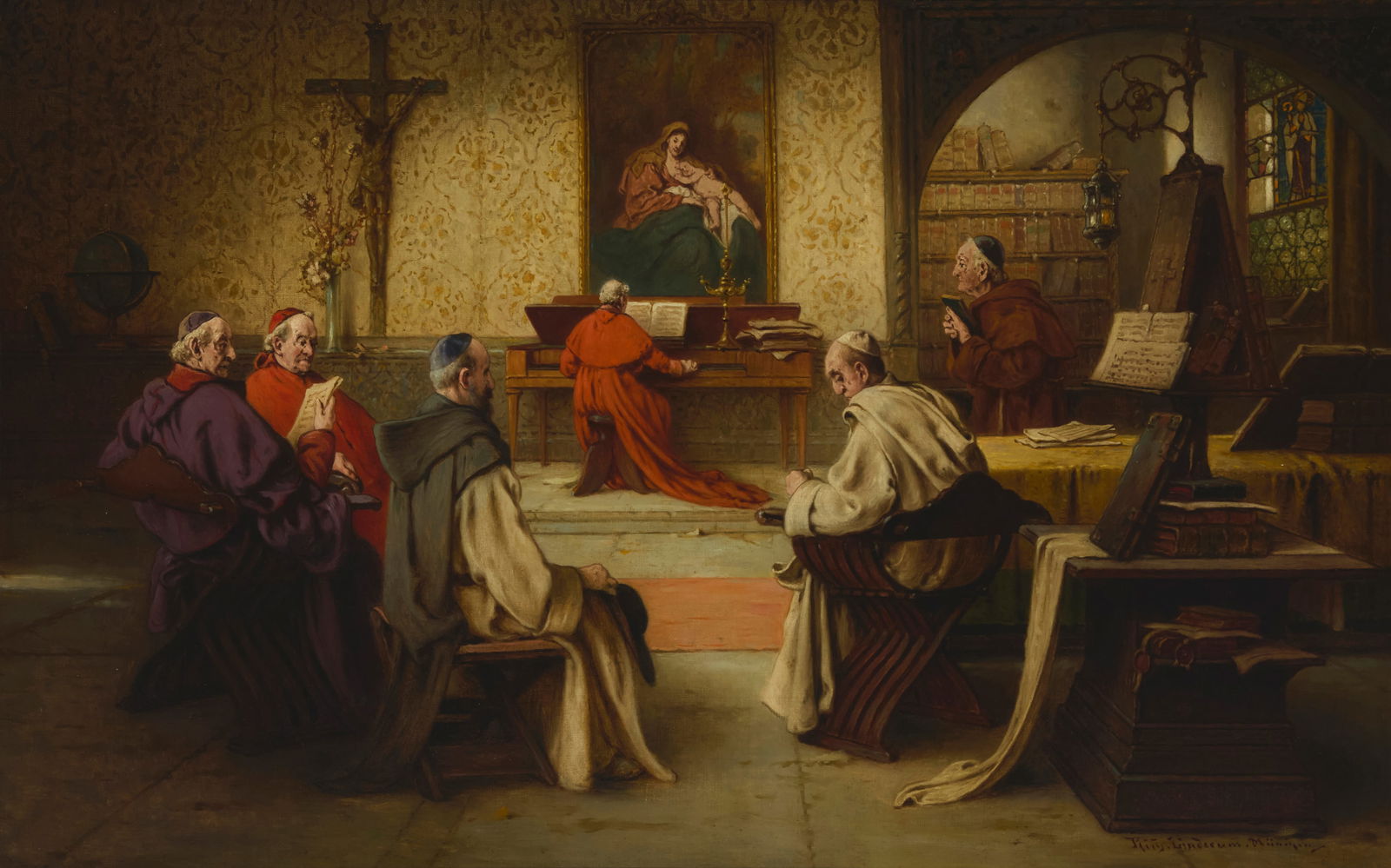 Richard Linderum (1851-1926), "Ave Maria" (1 of 8)