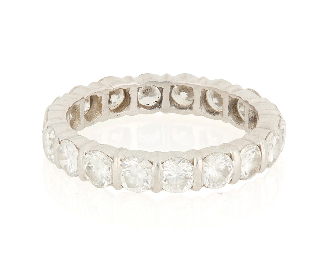 A Platinum and Diamond Eternity Ring (1 of 2)