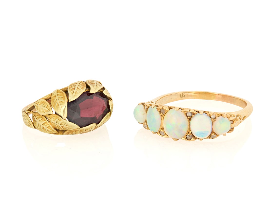 Two Gold and Gem-Set Rings (1 of 2)
