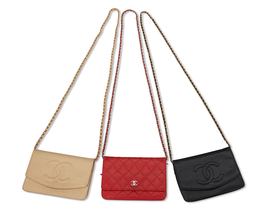 CHANEL: Three Vintage 'WOC' Clutch Shoulder Bags (1 of 8)