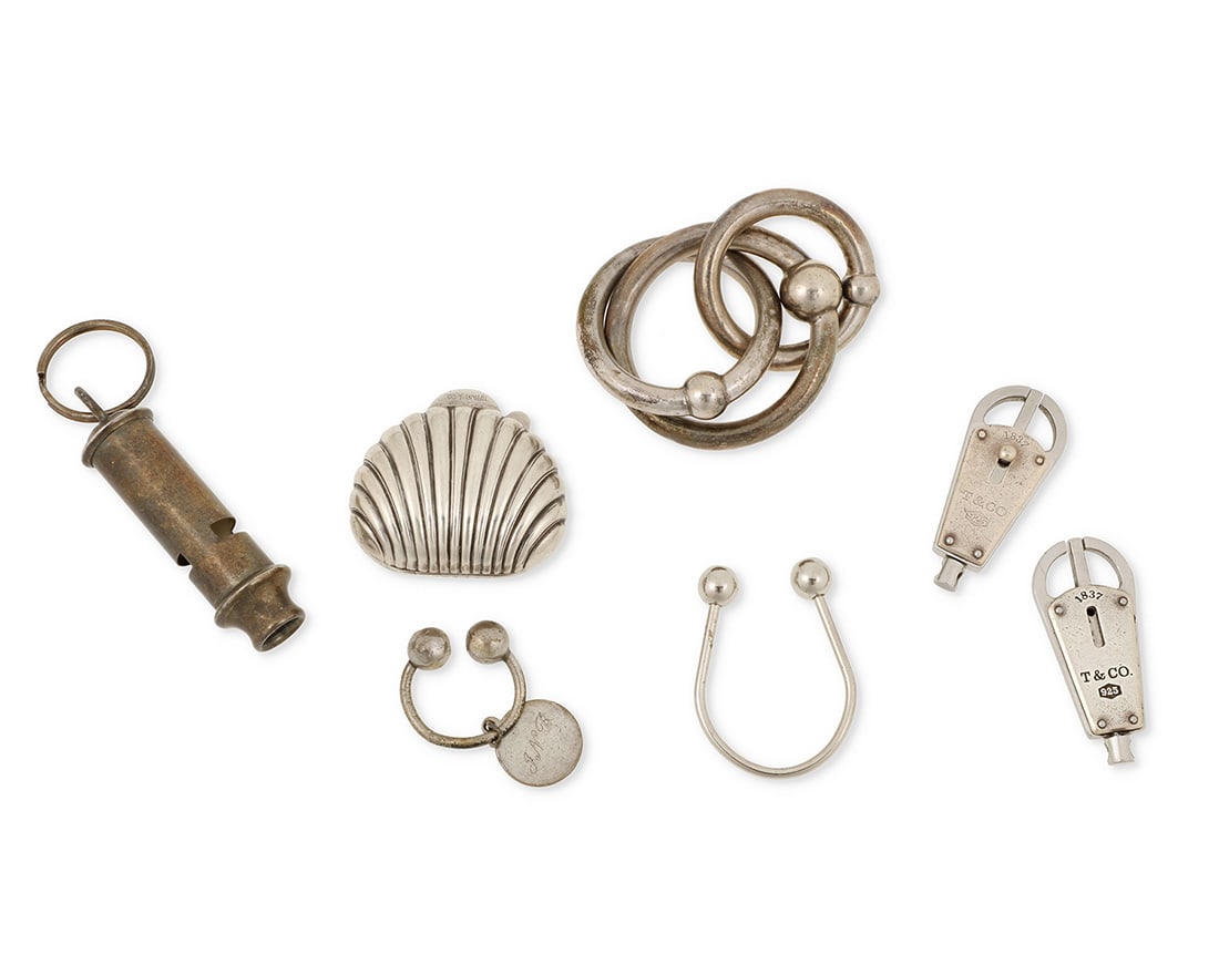 A Group of Sterling Silver Accessory Items Including Tiffany & Co. (1 of 2)