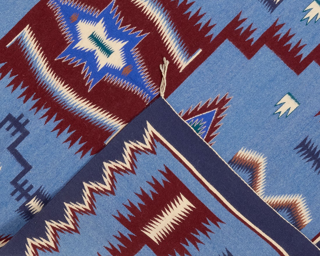 A Navajo Storm Pattern rug - 2