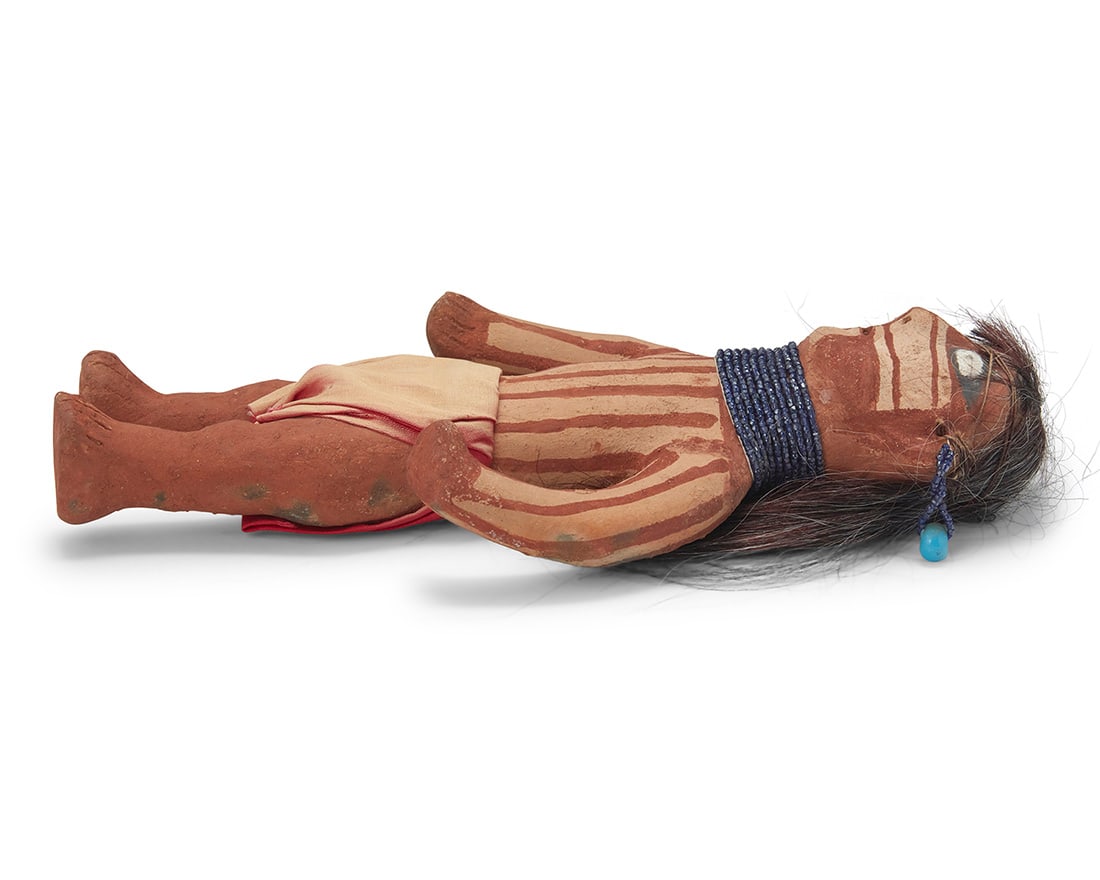 Two Mojave pottery dolls - 5