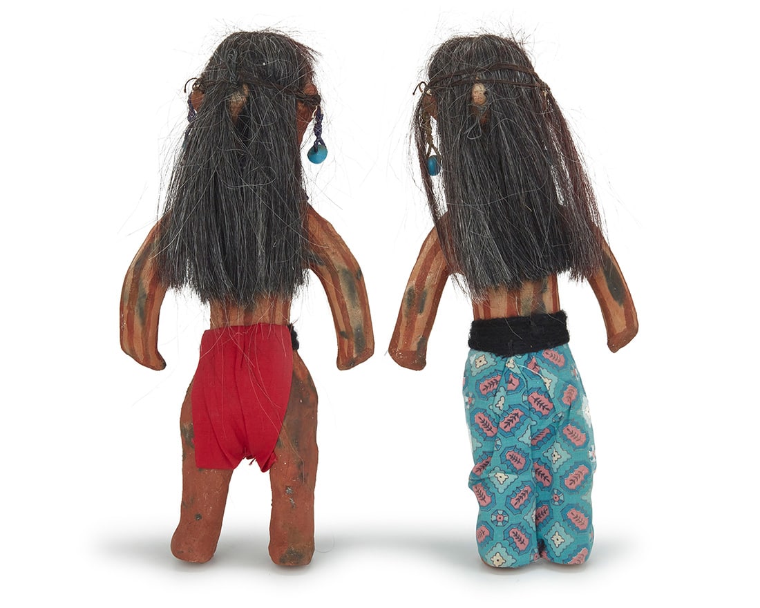 Two Mojave pottery dolls - 8