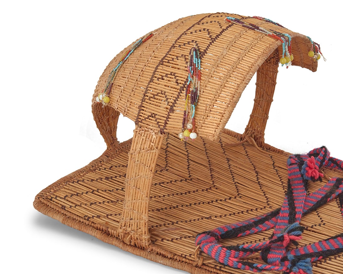 Two Mono basketry cradleboards - 6
