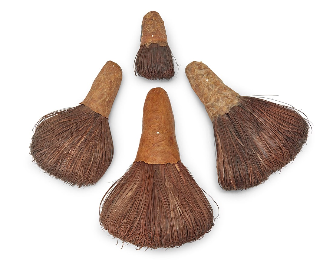 A group of Paiute basket cleaning brushes Late 19th/early 20th century; Great Basin Comprising (1 of 3)