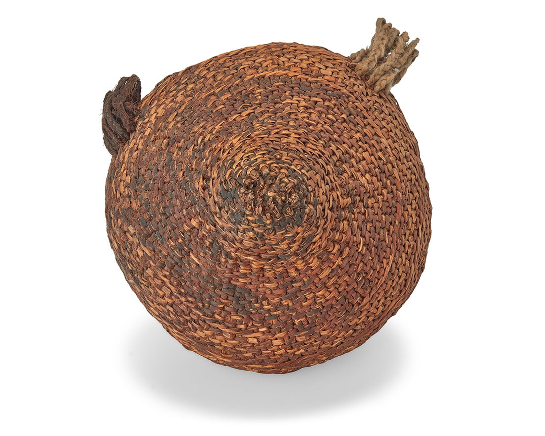 A Paiute basketry jar - 4