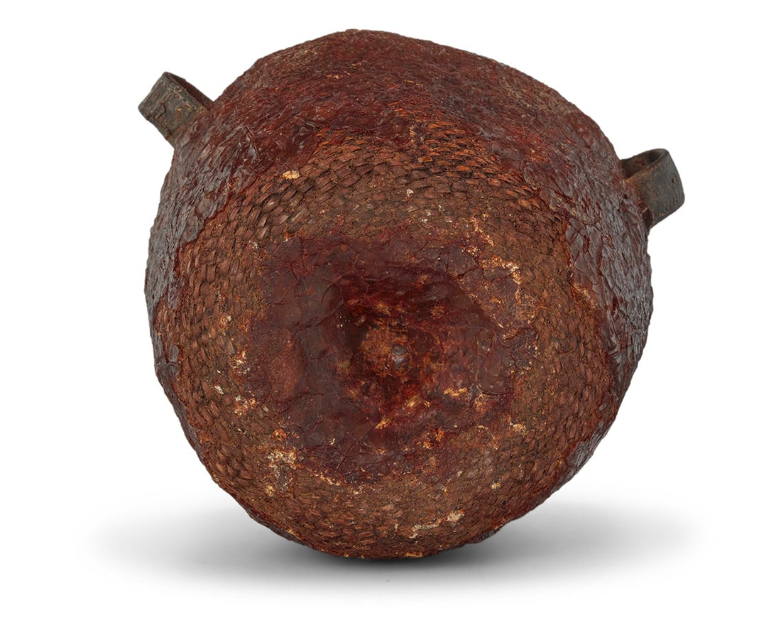 A large Apache basketry water vessel - 4