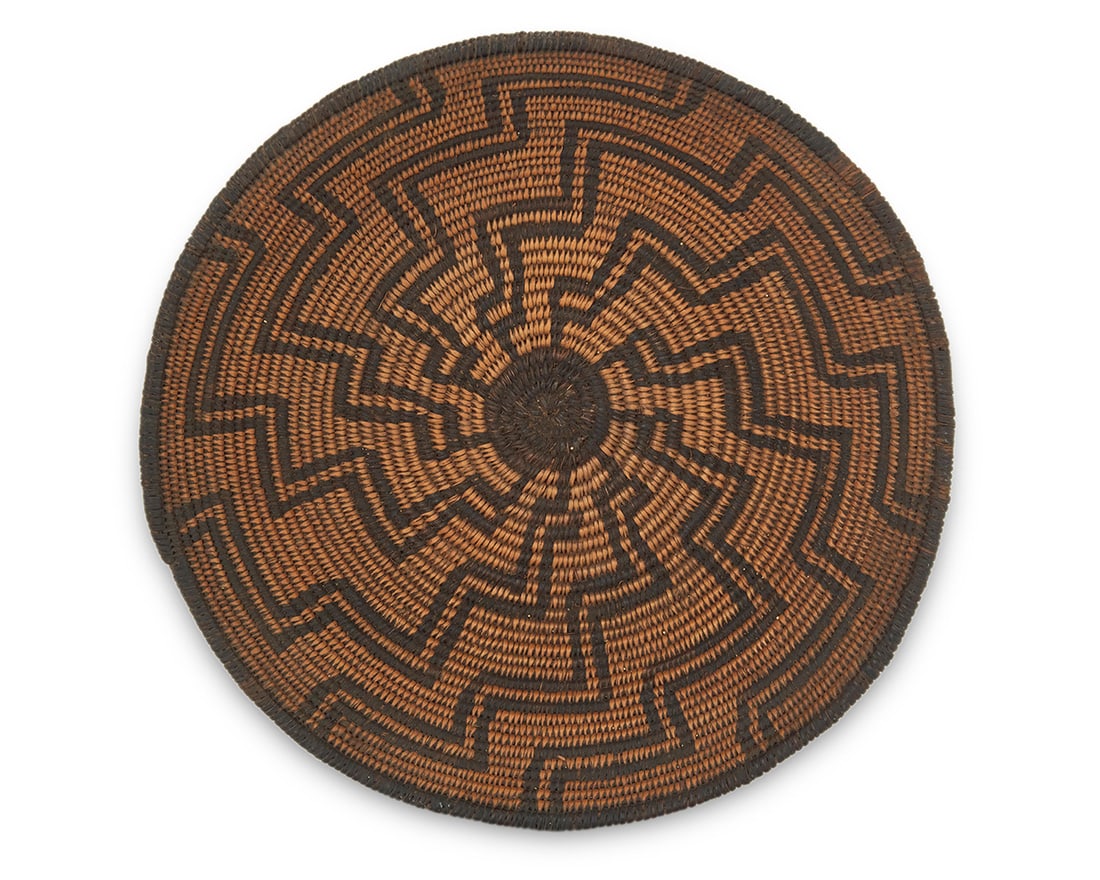 An Apache basketry tray - 2