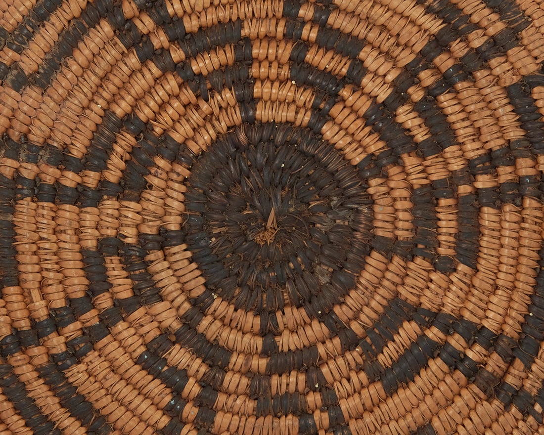 An Apache basketry tray - 5