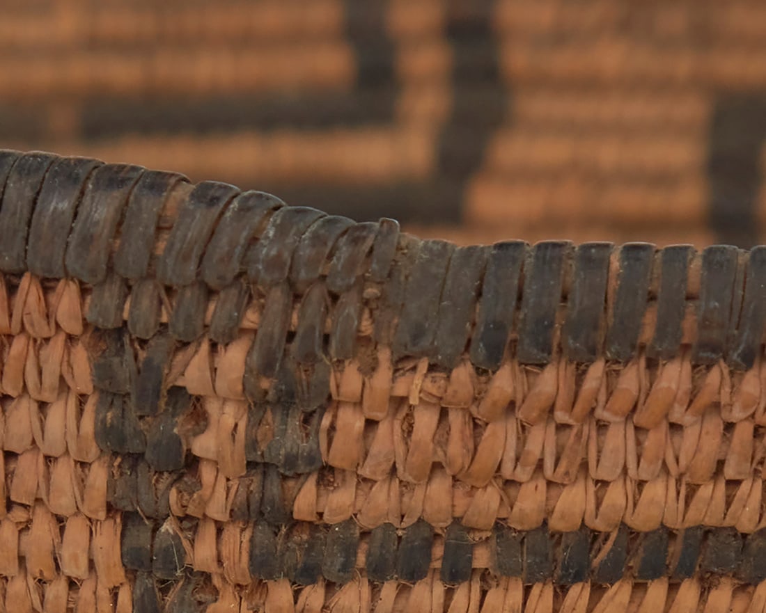 An Apache basketry tray - 6