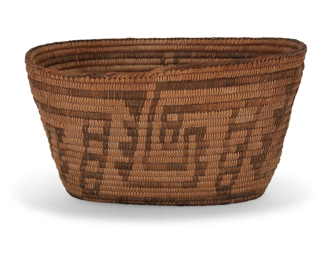 A Pima oval basket - 2