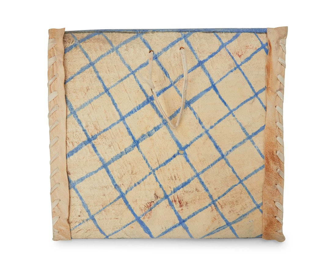 A Plains polychrome hide parfleche - 2