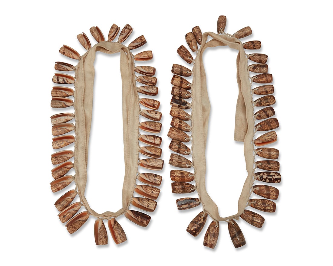 A pair of Hopi Pueblo olive shell bandoliers Mid-20th century, Southwest United States Two (1 of 4)