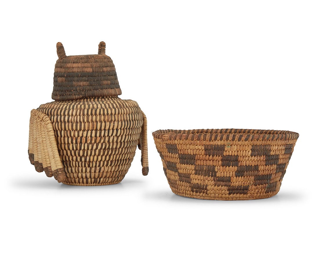 Two Papago baskets - 2