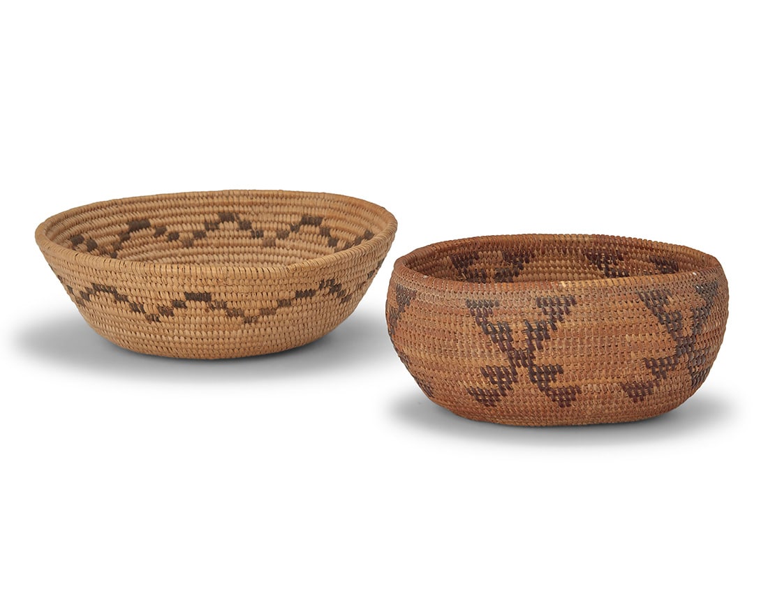 Two Southwest baskets Early 20th century, Central & Southern California Two works comprising a (1 of 6)