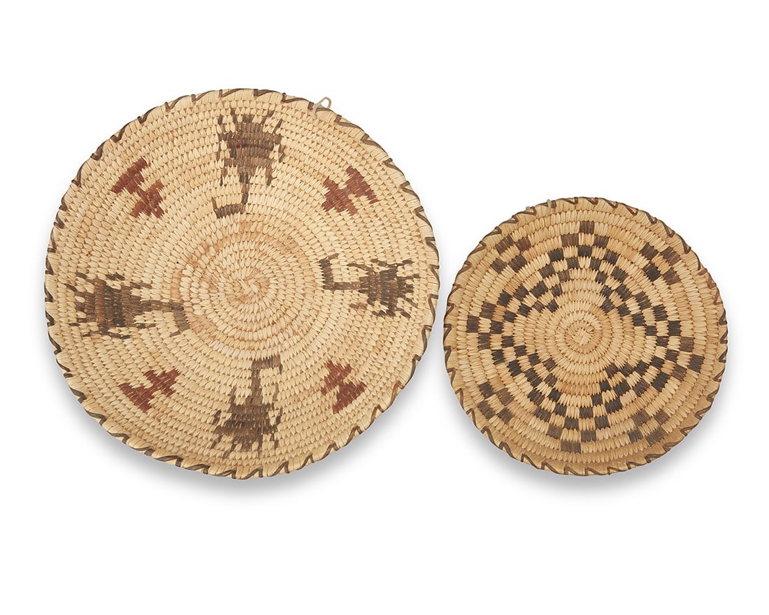Two Papago baskets Early/mid-20th century, Tohono O'odham; Arizona, Southwest United States (1 of 8)