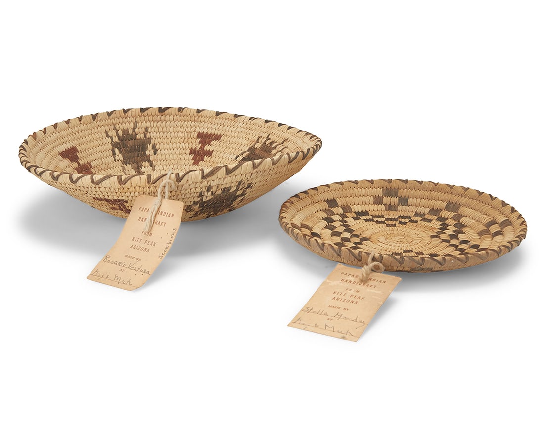 Two Papago baskets - 2