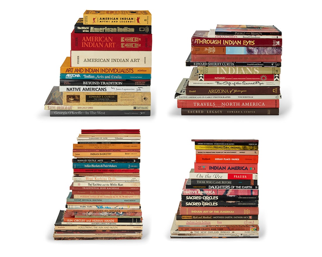 A large group of coffee table books on Native American subjects Late 20th-early 21st century (1 of 5)