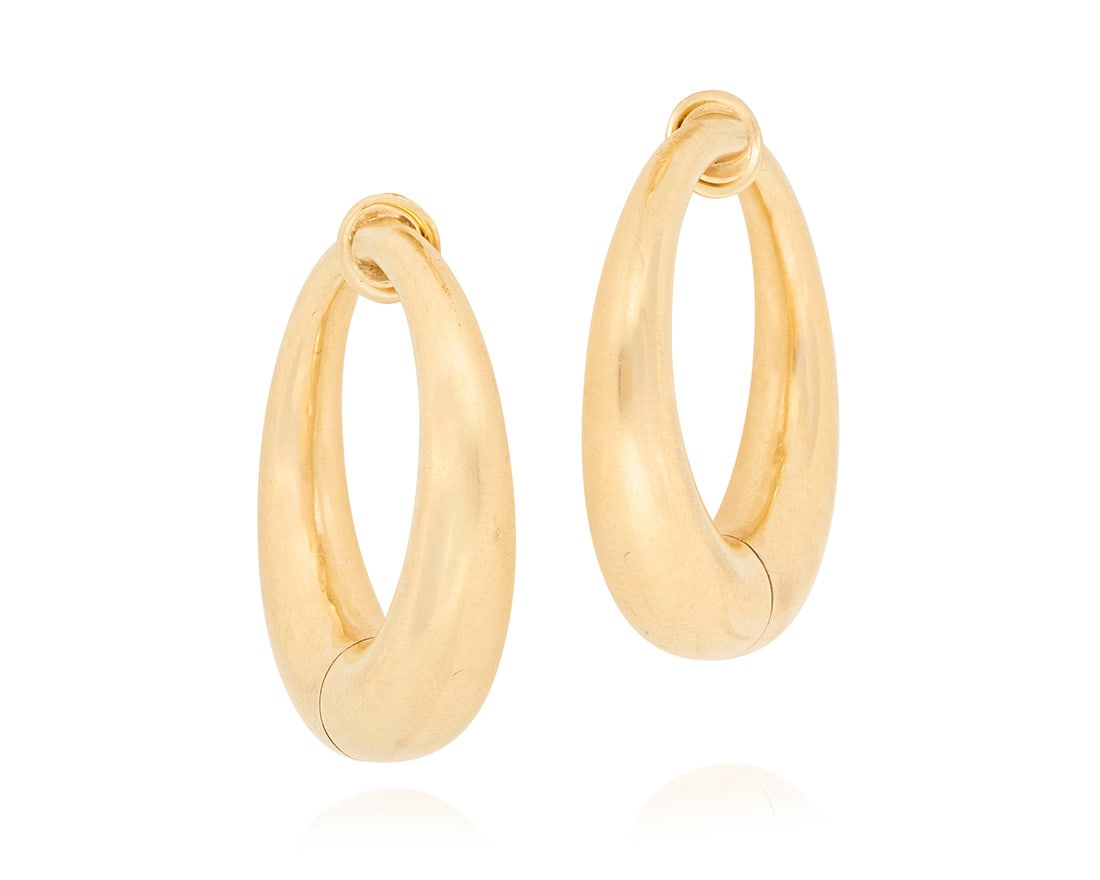 A Pair of 14K Gold Earrings (1 of 3)