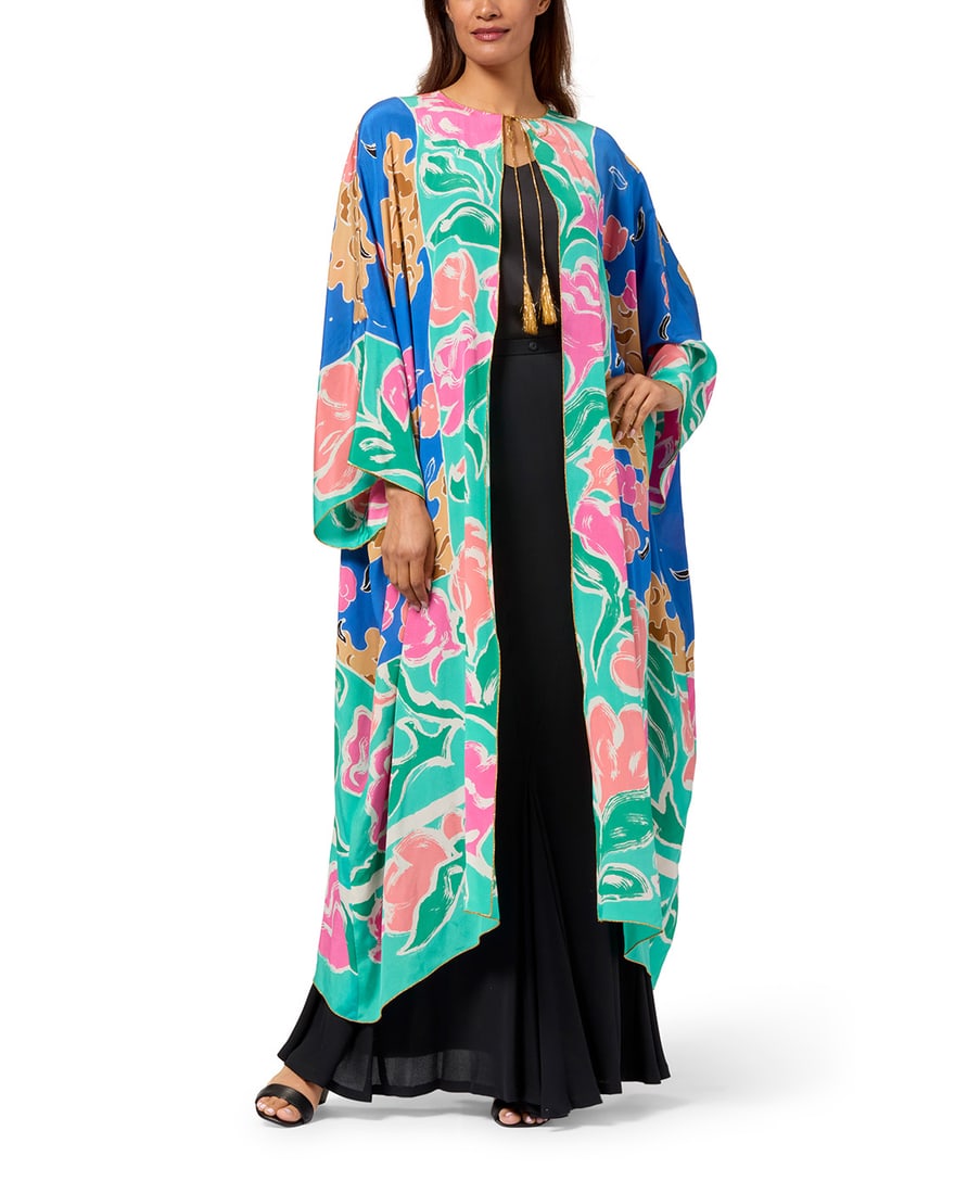Oscar de la Renta: A Printed Silk Kimono Robe (1 of 3)