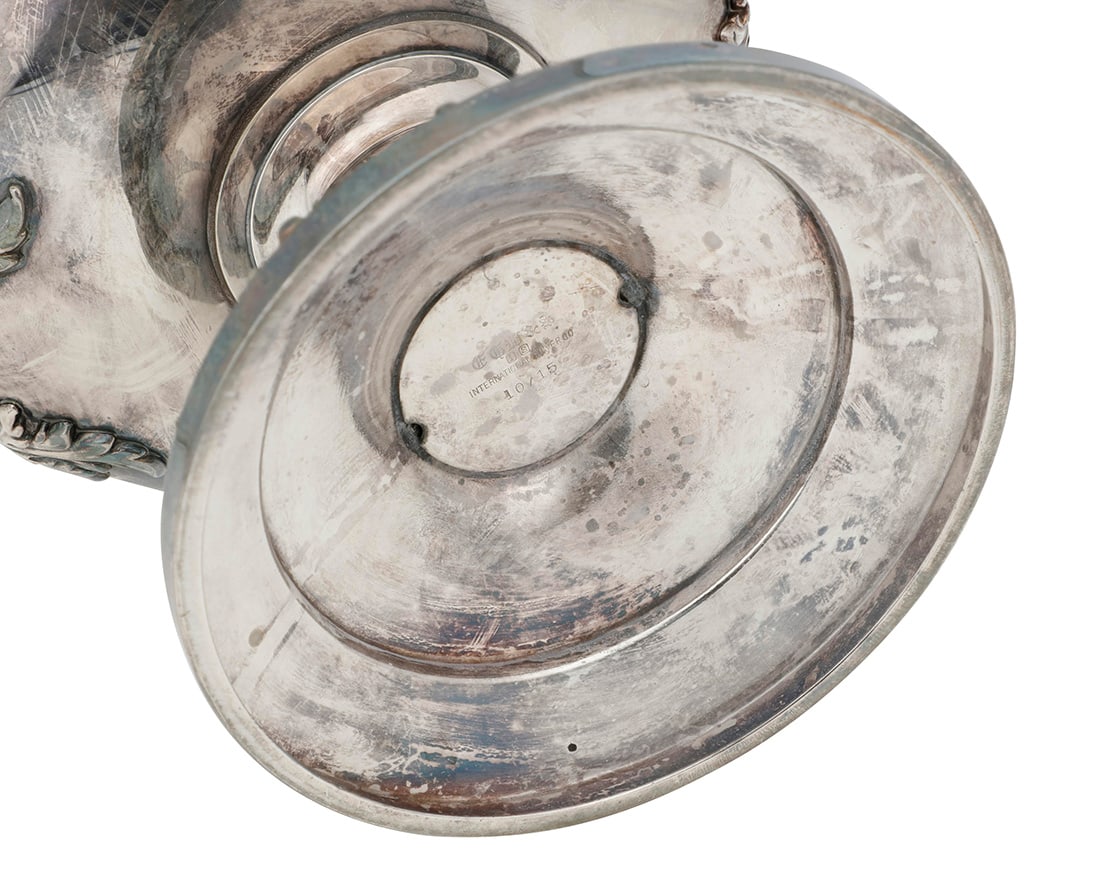 Four silver plated bar articles - 11