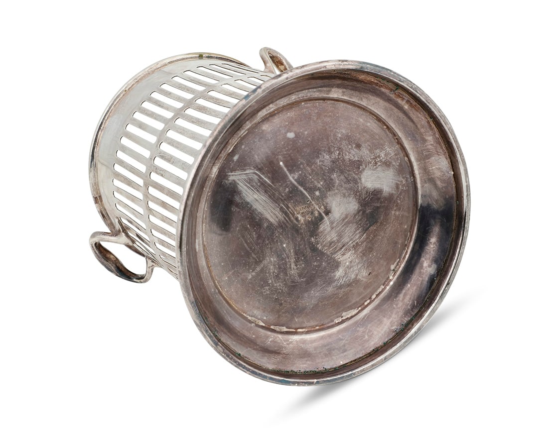 Four silver plated bar articles - 9