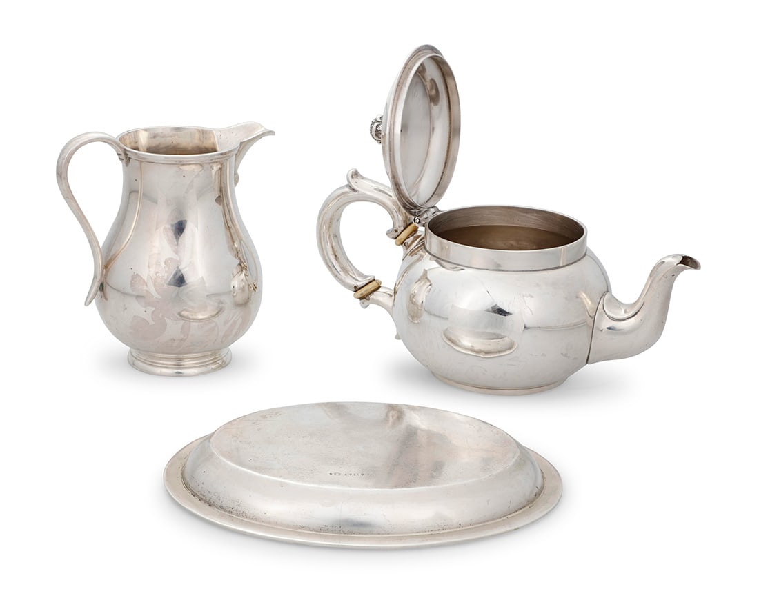 Three silver articles - 2